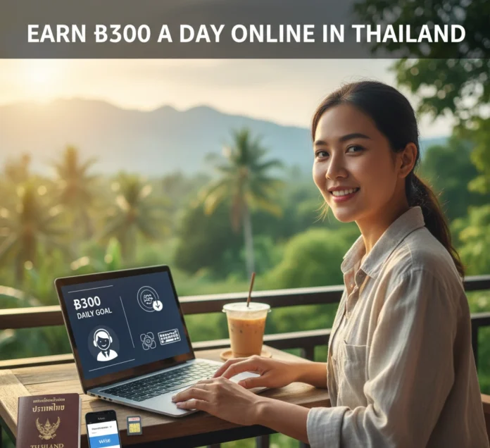 A Realistic Guide to Earning ฿300 a Day Online in Thailand